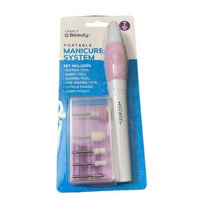 NEW Family Beauty Portable Manicure System Kit Battery Operated Lot of 2